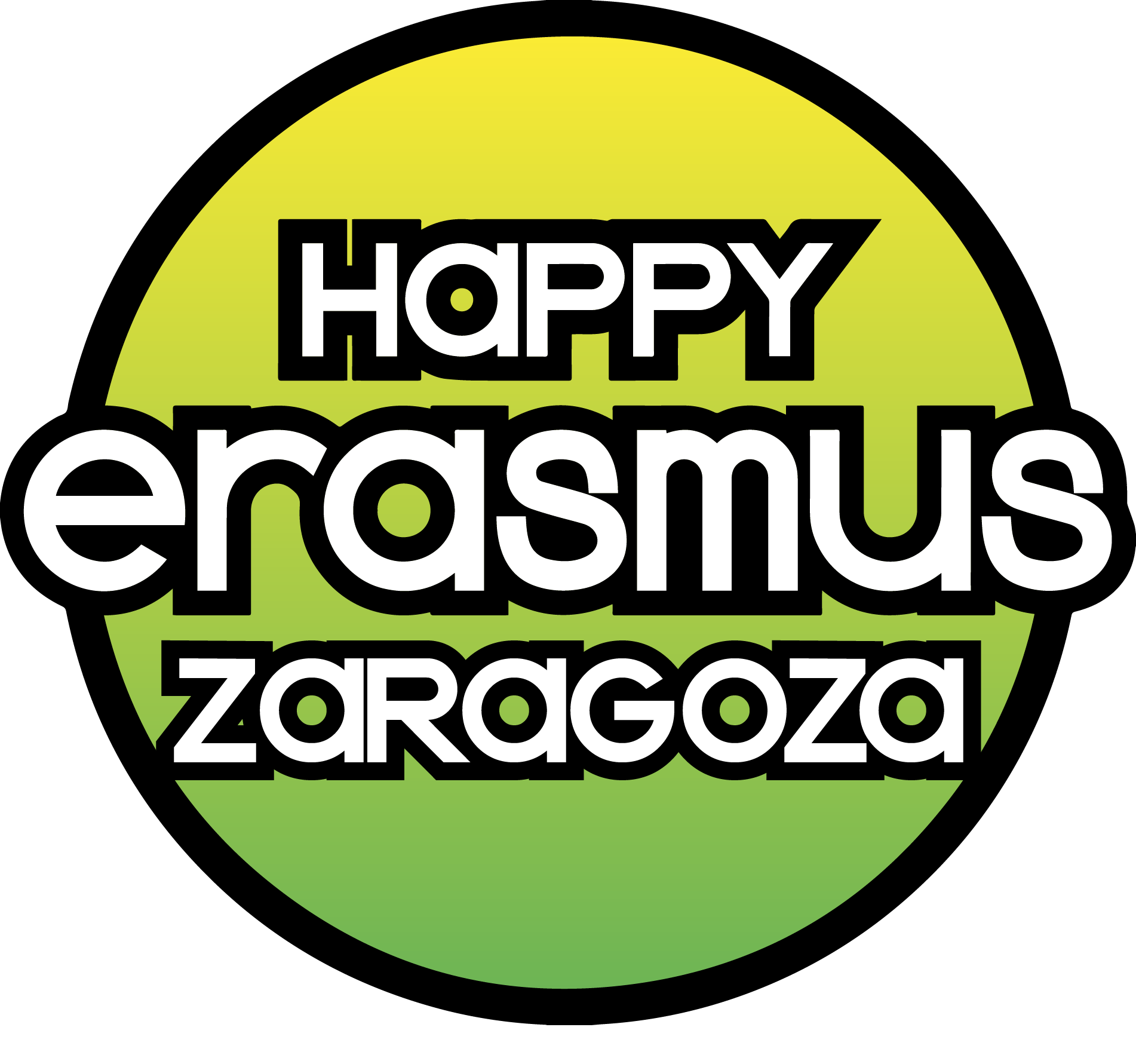 Happy Erasmus ZaragozaZaragoza logo